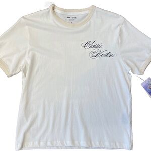 Women's Classic Martini Graphic Tee - White